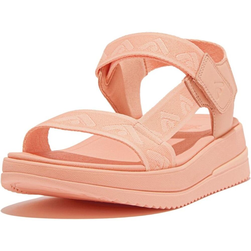 Fitflop Womens Surff Webbing Pink Adjustable Leather Ankle Strap New
